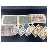 Collection of old foreign bills: German Empire, We