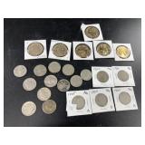 Mixed lot of: Liberty nickels, assorted buffalo ni