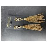 Very unique pair of Zebra earrings, new