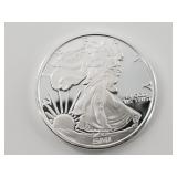 1 Troy oz .999 fine silver round
