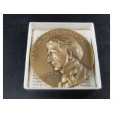 Alaskan Purchase Centennial bronze medallion from