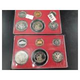 2  1979 Proof sets with Susan B. Anthony dollars b