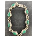Beautiful vintage sterling silver and polished mal