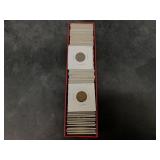 Red box of individually packaged wheat cents