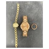 2 Ladies wrist watches: Carriage, Gruen (missing c