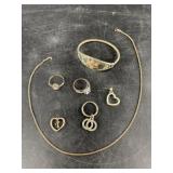 Assorted fashion jewelry