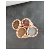 4 rolls of wheat cents