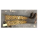 Pair of Hodgeman hip waiders, well used size 13.