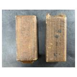 Pair of still in wax paper wrapping 20 round M1 ca