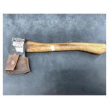 Vintage Collins Hatchet with new handle and sheath