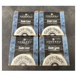 Four 25 round boxes of 20ga 2 3/4" 7 1/2 shot, sho