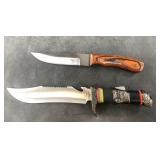 2 Fixed bladed knives