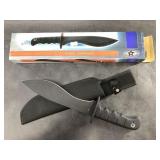 Kukri knife, 14" in sheath new in box