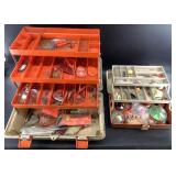 Tackle boxes with supplies NO SHIPPING