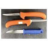 Three Knives including a Frost Mora from Sweden wi