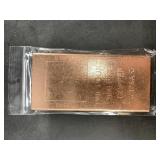 1 pound bar of .999 fine copper