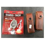 Lot of three: Two Gerber leather multitool sheaths