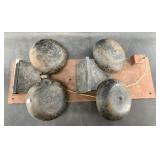 Antique wall mounted alarm bell unit made by Autom