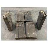 Lot of 6  20 round magazines for German HK G3 rifl