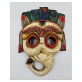 Vintage hand carved Balinese fertility deity mask,