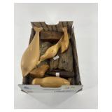Nice collection of expertly carved wood figurines