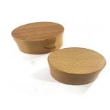 2 Expertly made wood bowls by Richard Geiger of AK