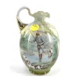 Vintage Royal Bayreuth Austrian oil decanter with
