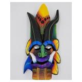 Traditional Costa Rican wood wall carving