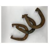 3 Horseshoes for throwing, or bringing luck