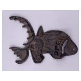 Moose cast iron wall mounted bottle opener