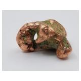 Chunk of copper ore, about 1.5" long