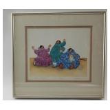 Barbara Lavelle signed and numbered print,  "Three
