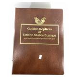 Golden replica of US Stamps released by Postal Com