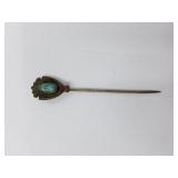 Vintage stick pin, with semi-precious stones