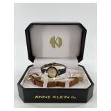 Anne Klein ladies wrist watch set with 3 different
