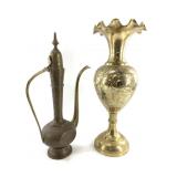 2 Indian glass teapots