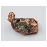 Chunk of copper ore, about 1.5" long