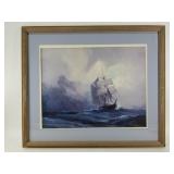Sydney Laurence print double matted and framed , 2