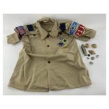 Cub Scout/Boy Scouts of America lot including a sh