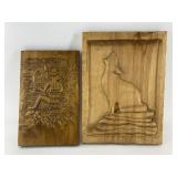 Two relief carvings
