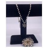 Lot with Merav sterling silver and Starburst shell