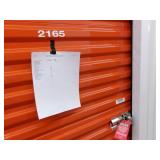 Unit 2165 (7x10x8) *PLEASE NOTE: All items must be