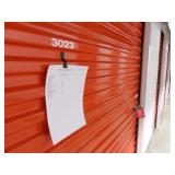 Unit 3023 (10x20x8) *PLEASE NOTE: All items must b