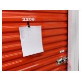 Unit 2208 (5x5x8) *PLEASE NOTE: All items must be