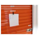 Unit 2253 (5x5x8) *PLEASE NOTE: All items must be