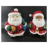 Lot of 2 cookie jars, tallest is 12"