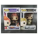 2 Assorted Funko Pop figurines