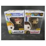 2 Assorted Funko Pop figurines