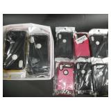 Box full of cell phone cases, appears to be all iP