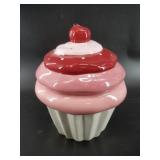 Lidded cookie jar 10"